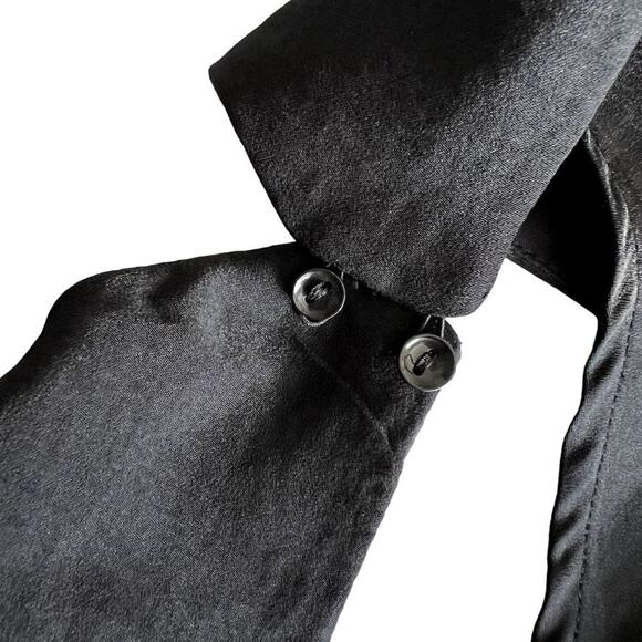 Ingrid Isabel Maternity Top Blouse Women Small Black Smoked V-Neck Minimalistic - Picture 10 of 10